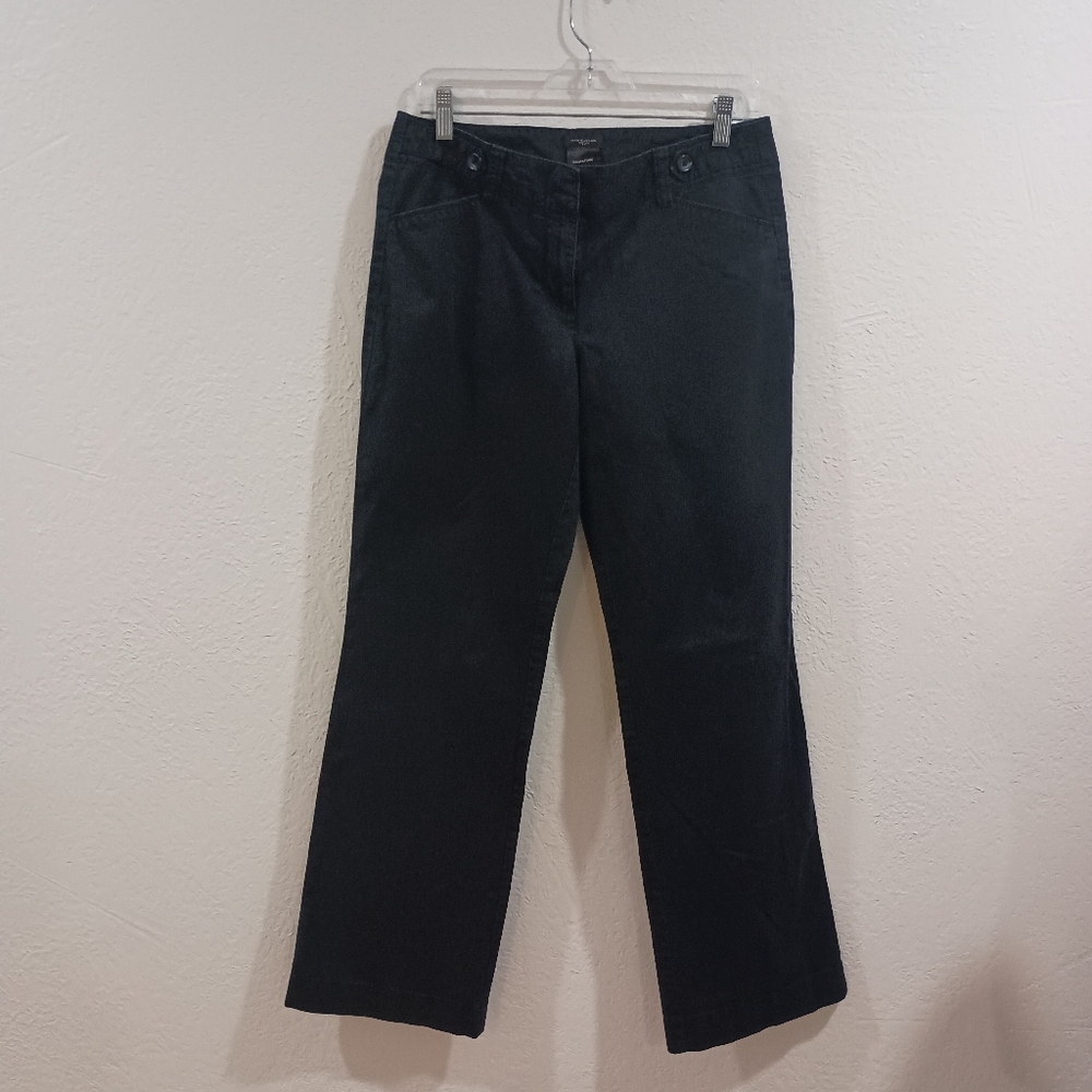 Ann Taylor Signature Navy Wider Leg Pants